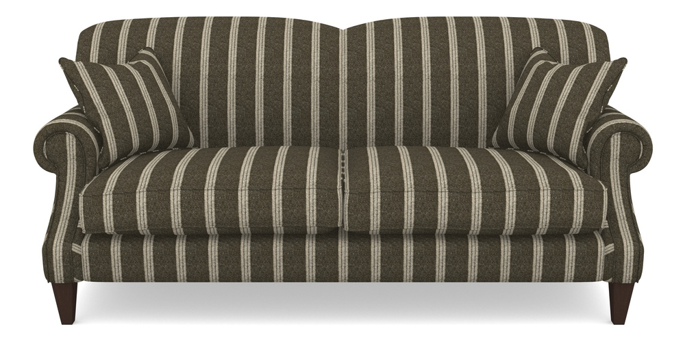 Product photograph of Tangmere 3 Seater Sofa In Cloth 20 - Design 2 - Olive Stripe from Sofas and Stuff Limited