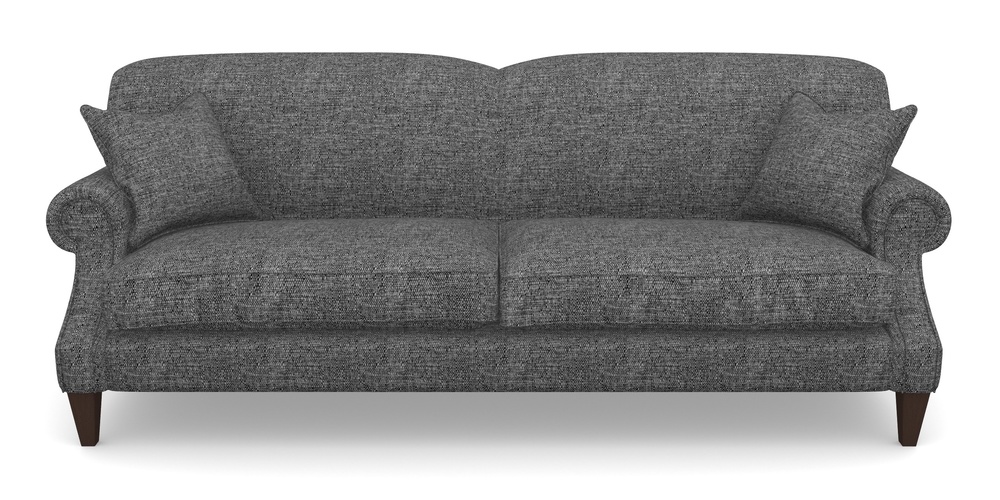 Product photograph of Tangmere 4 Seater Sofa In Aqua Clean Hove - Charcoal from Sofas and Stuff Limited