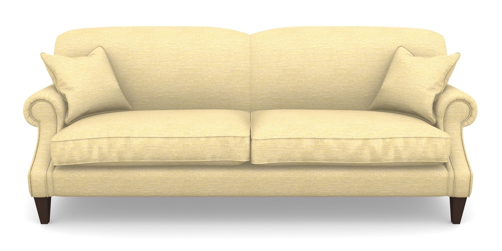 Product photograph of Tangmere 4 Seater Sofa In Aqua Clean Hove - Lemon from Sofas and Stuff Limited