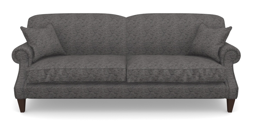 Product photograph of Tangmere 4 Seater Sofa In Aqua Clean Oban - Jet from Sofas and Stuff Limited
