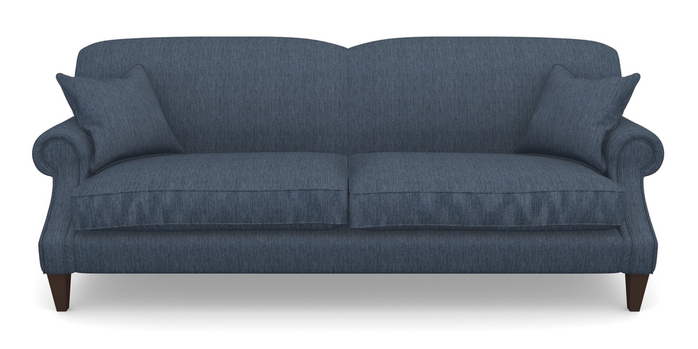 Product photograph of Tangmere 4 Seater Sofa In Aqua Clean Tenby - Navy from Sofas and Stuff Limited