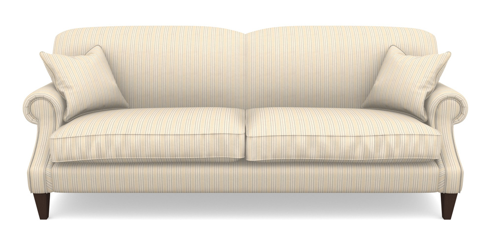 Product photograph of Tangmere 4 Seater Sofa In Cloth 22 - Racing Stripes Ayr - Dove from Sofas and Stuff Limited