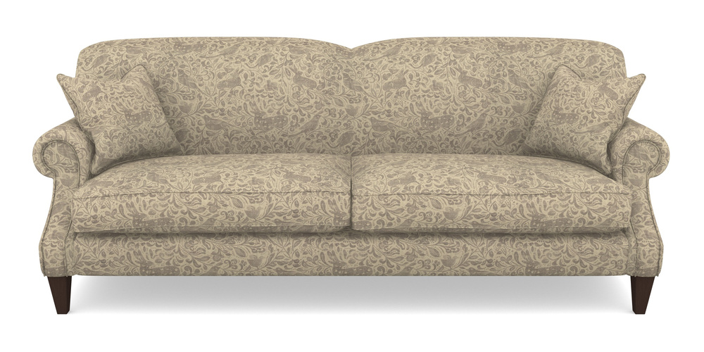 Product photograph of Tangmere 4 Seater Sofa In V A Drawn From Nature - Bird And Rabbit - Grey from Sofas and Stuff Limited