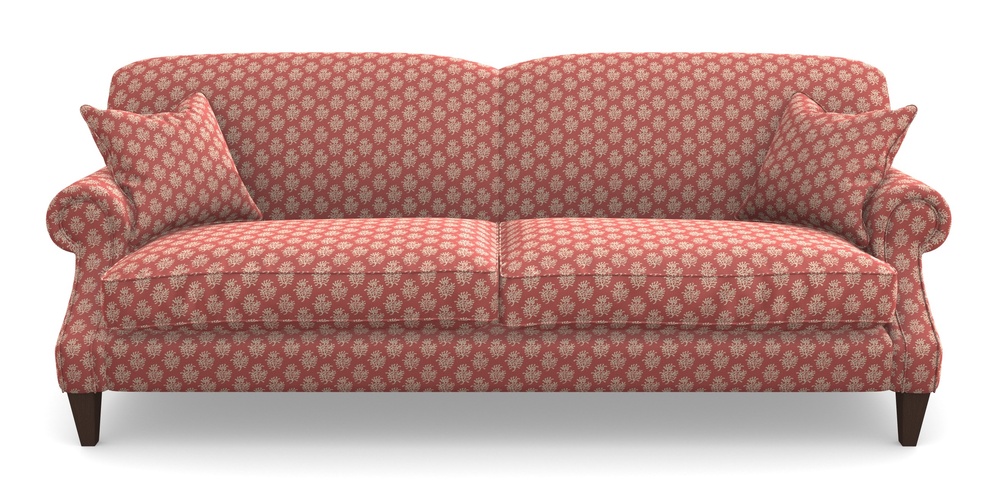Product photograph of Tangmere 4 Seater Sofa In Cloth 21 - Coral 1 - Ginger Snap from Sofas and Stuff Limited