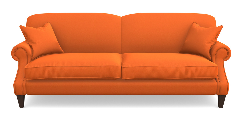 Product photograph of Tangmere 4 Seater Sofa In Clever Glossy Velvet - Seville from Sofas and Stuff Limited