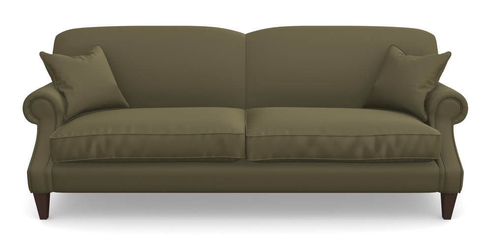 Product photograph of Tangmere 4 Seater Sofa In Clever Glossy Velvet - Sherwood from Sofas and Stuff Limited