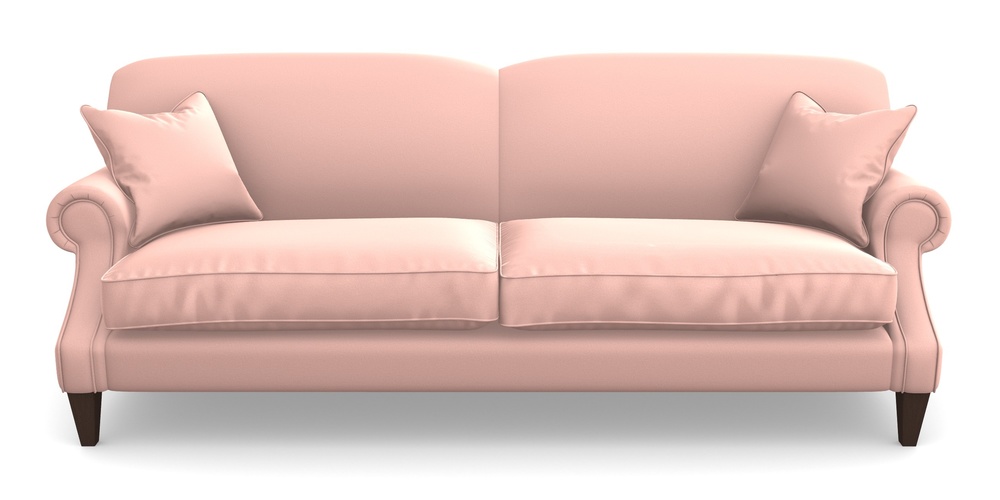 Product photograph of Tangmere 4 Seater Sofa In Clever Glossy Velvet - Tutu from Sofas and Stuff Limited