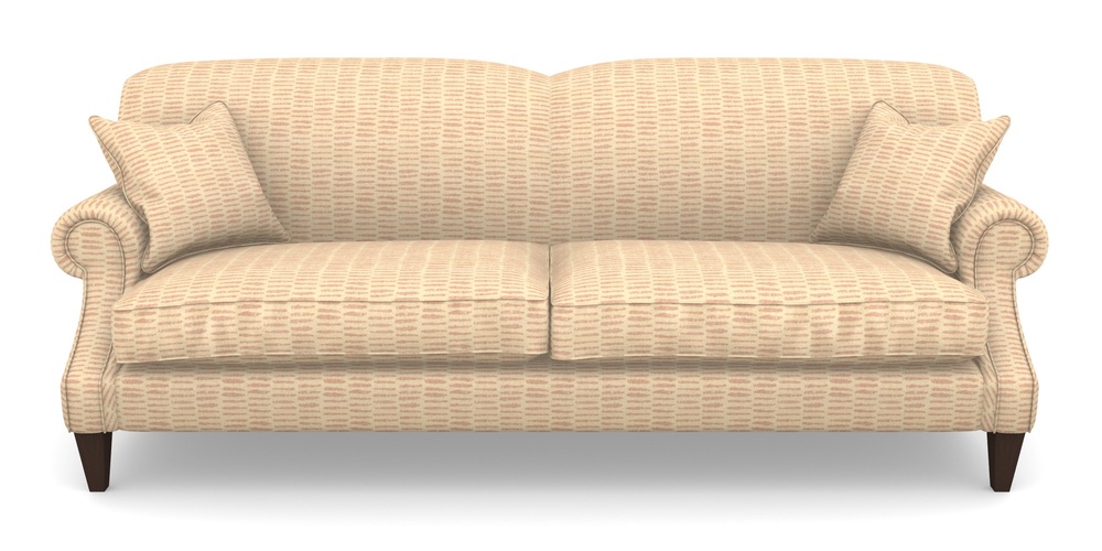 Product photograph of Tangmere 4 Seater Sofa In Cloth 18 - Daub - Flamingo from Sofas and Stuff Limited