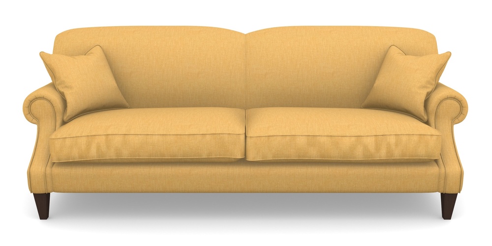 Product photograph of Tangmere 4 Seater Sofa In Clever Cotton Mix - Mustard from Sofas and Stuff Limited