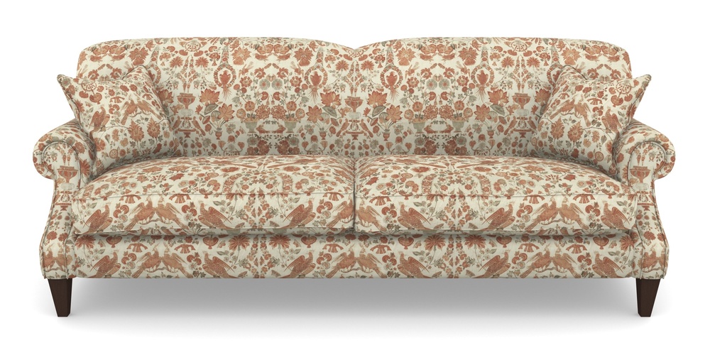 Product photograph of Tangmere 4 Seater Sofa In V A Brompton Collection - Coromandel - Terracotta from Sofas and Stuff Limited