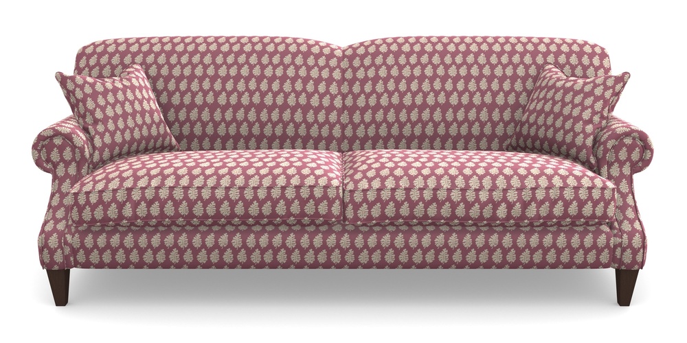 Product photograph of Tangmere 4 Seater Sofa In Cloth 21 - Oak Leaf - Cassis from Sofas and Stuff Limited