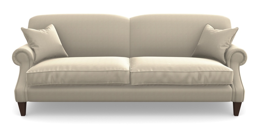 Product photograph of Tangmere 4 Seater Sofa In Cloth 21 - Simple Stripe - Beech from Sofas and Stuff Limited