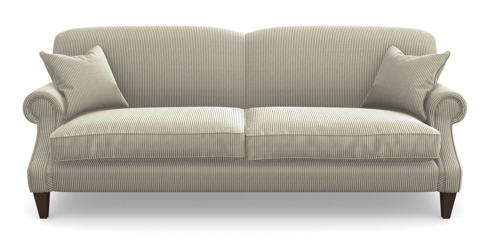Product photograph of Tangmere 4 Seater Sofa In Cloth 21 - Simple Stripe - Bilberry from Sofas and Stuff Limited