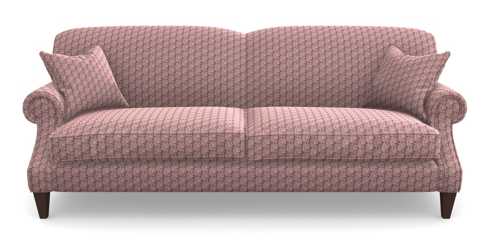 Product photograph of Tangmere 4 Seater Sofa In Cloth 21 - Spring Twig - Cassis from Sofas and Stuff Limited