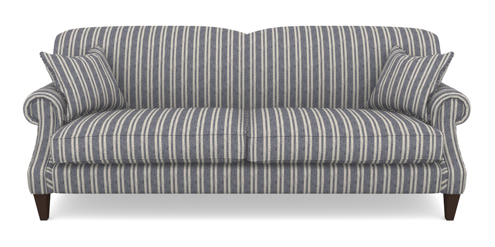 Product photograph of Tangmere 4 Seater Sofa In Cloth 22 - Barcode - Deep Water from Sofas and Stuff Limited