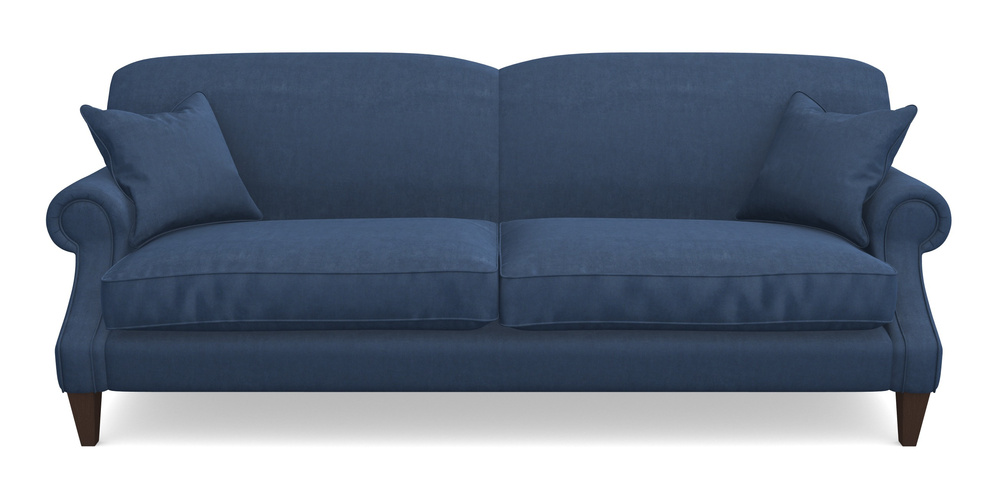 Product photograph of Tangmere 4 Seater Sofa In Clever Tough And Eco Velvet - Agean from Sofas and Stuff Limited