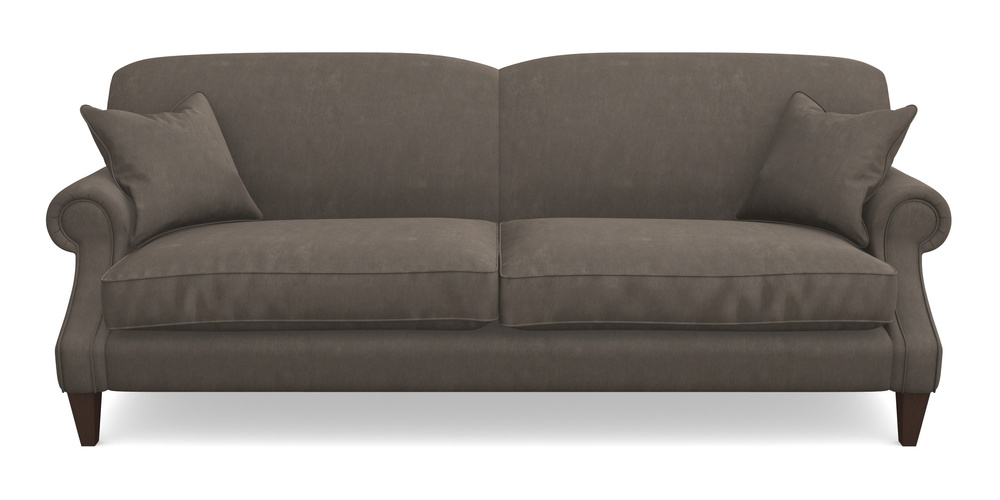Product photograph of Tangmere 4 Seater Sofa In Clever Tough And Eco Velvet - Chrome from Sofas and Stuff Limited
