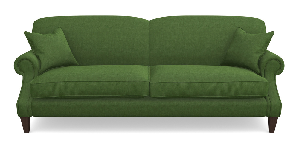 Product photograph of Tangmere 4 Seater Sofa In Clever Tough And Eco Velvet - Shamrock from Sofas and Stuff Limited