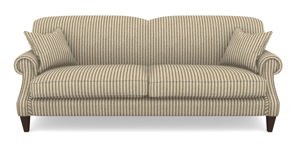 Product photograph of Tangmere 4 Seater Sofa In Cloth 22 - Pinstripe - Fallen Leaf from Sofas and Stuff Limited