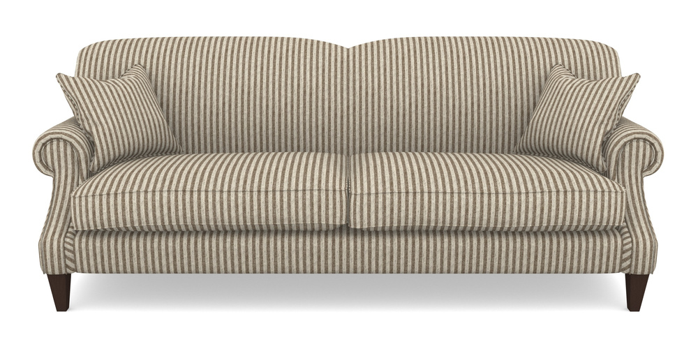 Product photograph of Tangmere 4 Seater Sofa In Cloth 22 - Pinstripe - Peat from Sofas and Stuff Limited