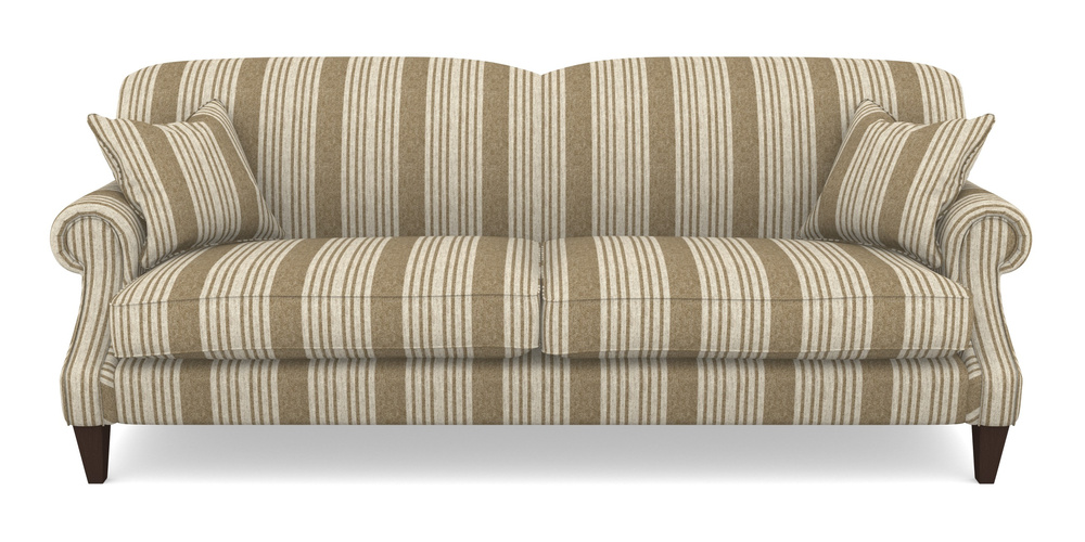 Product photograph of Tangmere 4 Seater Sofa In Cloth 22 - Bayadere - Fallen Leaf from Sofas and Stuff Limited
