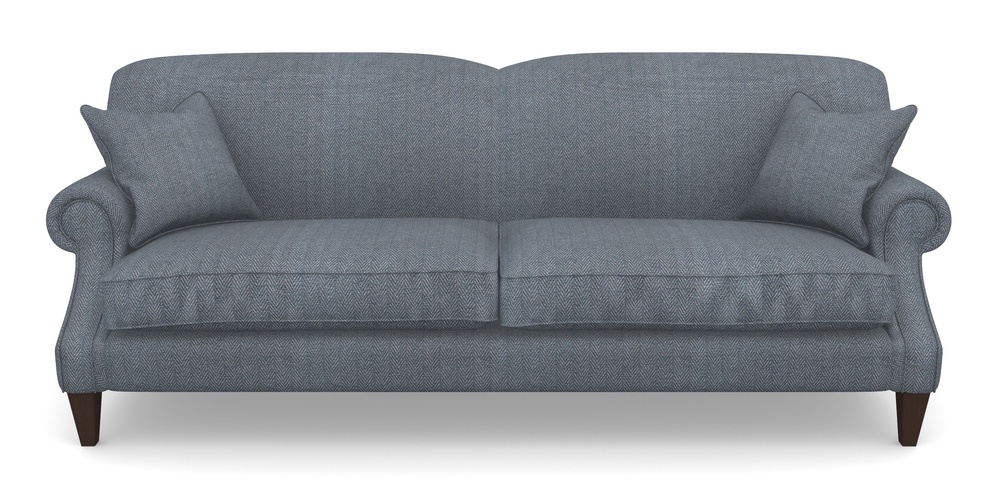 Product photograph of Tangmere 4 Seater Sofa In Dundee Herringbone - Denim from Sofas and Stuff Limited