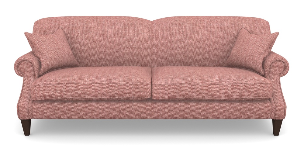 Product photograph of Tangmere 4 Seater Sofa In Dundee Herringbone - Rose from Sofas and Stuff Limited