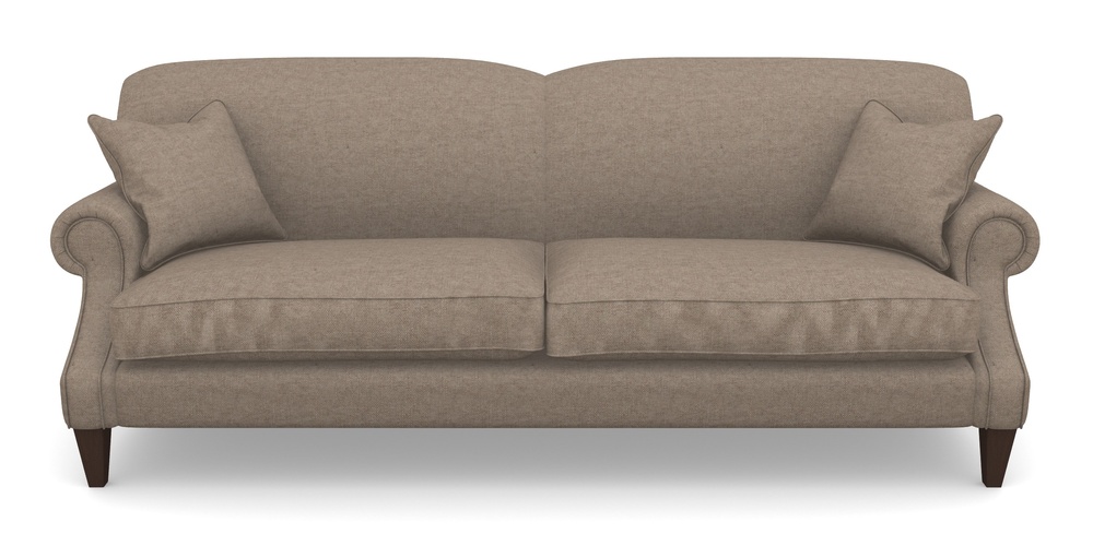 Product photograph of Tangmere 4 Seater Sofa In Easy Clean Plain - Camel from Sofas and Stuff Limited