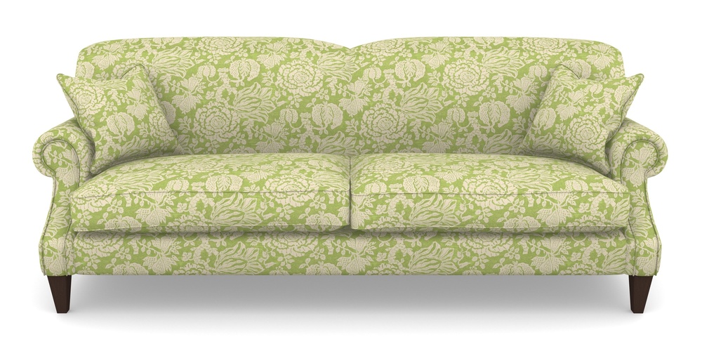 Product photograph of Tangmere 4 Seater Sofa In V A Brompton Collection - Flowering Kale - Lime from Sofas and Stuff Limited