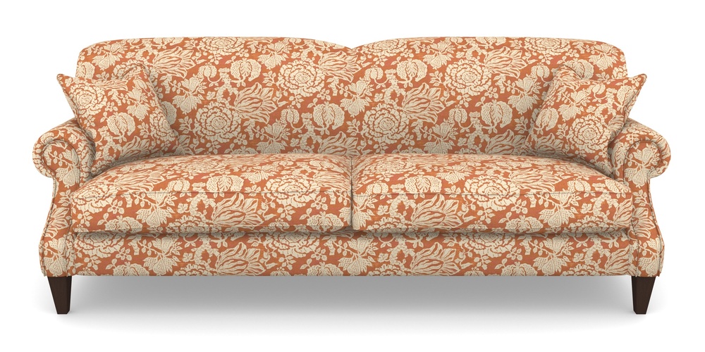 Product photograph of Tangmere 4 Seater Sofa In V A Brompton Collection - Flowering Kale - Terracotta from Sofas and Stuff Limited