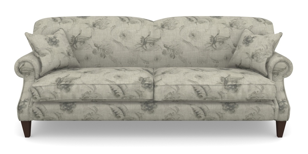 Product photograph of Tangmere 4 Seater Sofa In Floral Linen - Lela Mystery Oat Sepia from Sofas and Stuff Limited