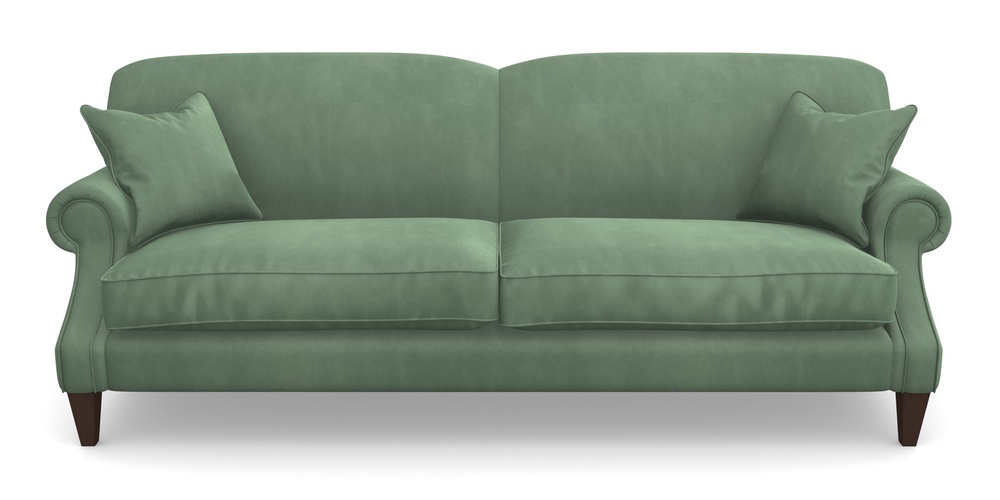 Product photograph of Tangmere 4 Seater Sofa In House Clever Velvet - Celadon from Sofas and Stuff Limited