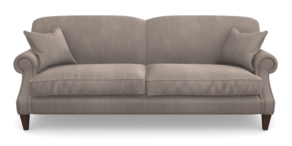 Product photograph of Tangmere 4 Seater Sofa In House Clever Velvet - Cocoa from Sofas and Stuff Limited