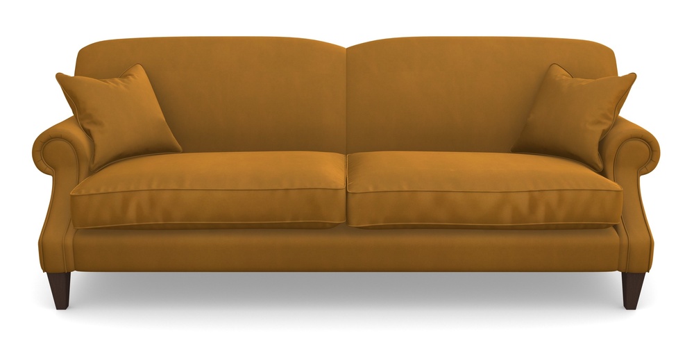 Product photograph of Tangmere 4 Seater Sofa In House Clever Velvet - Ochre from Sofas and Stuff Limited