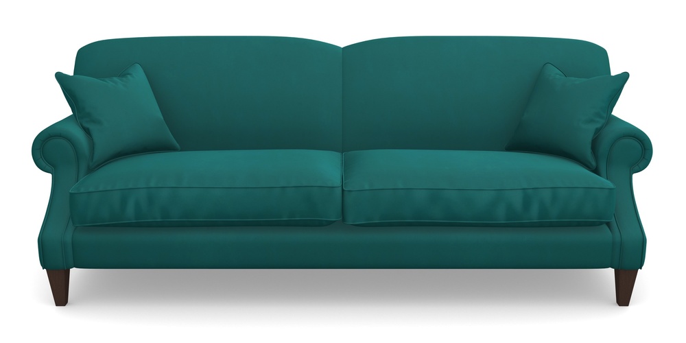 Product photograph of Tangmere 4 Seater Sofa In House Clever Velvet - Teal from Sofas and Stuff Limited