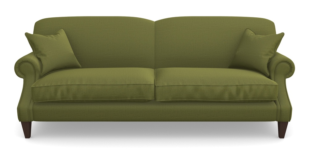 Product photograph of Tangmere 4 Seater Sofa In House Velvet - Olive from Sofas and Stuff Limited