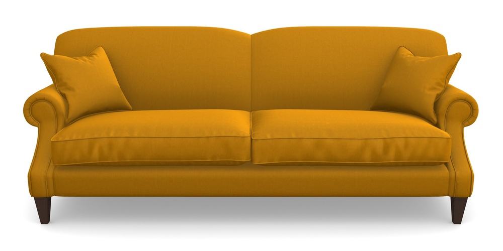 Product photograph of Tangmere 4 Seater Sofa In House Velvet - Saffron from Sofas and Stuff Limited