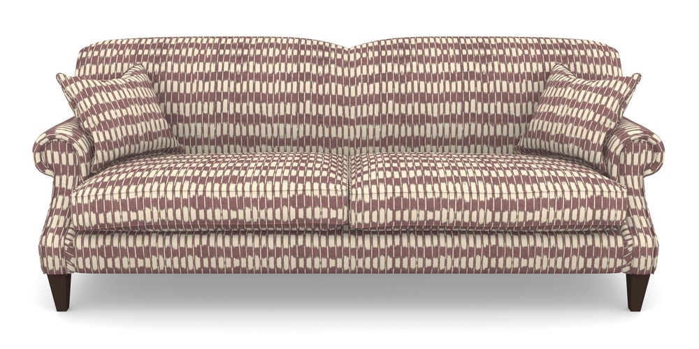 Product photograph of Tangmere 4 Seater Sofa In V A Brompton Collection - Ikat - Cacao from Sofas and Stuff Limited