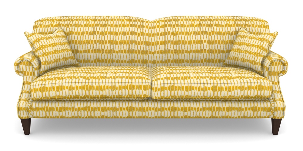 Product photograph of Tangmere 4 Seater Sofa In V A Brompton Collection - Ikat - Corn from Sofas and Stuff Limited