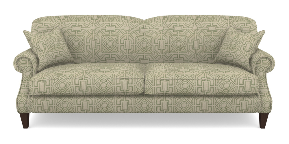 Product photograph of Tangmere 4 Seater Sofa In Rhs Collection - Large Knot Garden Linen - Green from Sofas and Stuff Limited