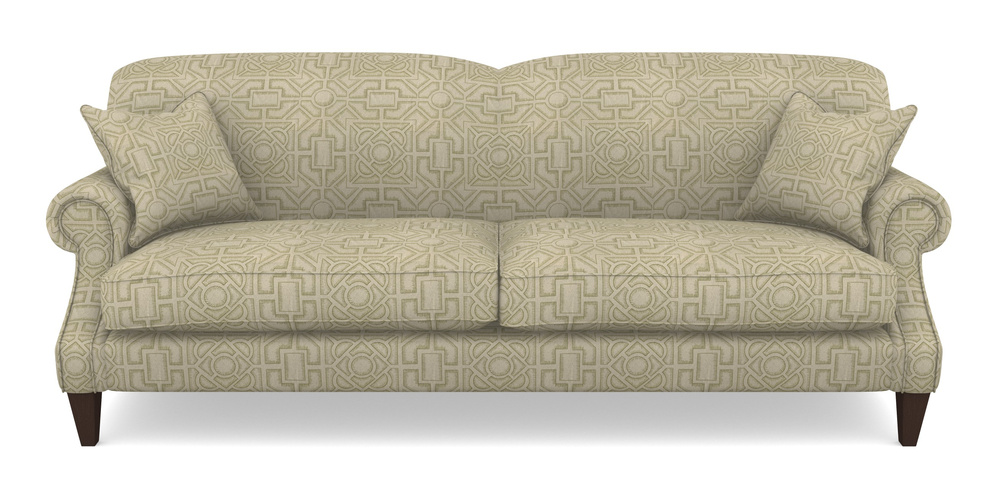 Product photograph of Tangmere 4 Seater Sofa In Rhs Collection - Large Knot Garden Linen - Olive from Sofas and Stuff Limited