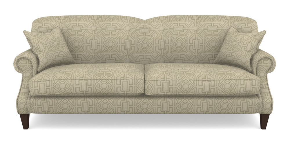 Product photograph of Tangmere 4 Seater Sofa In Rhs Collection - Large Knot Garden Linen - Pistachio from Sofas and Stuff Limited