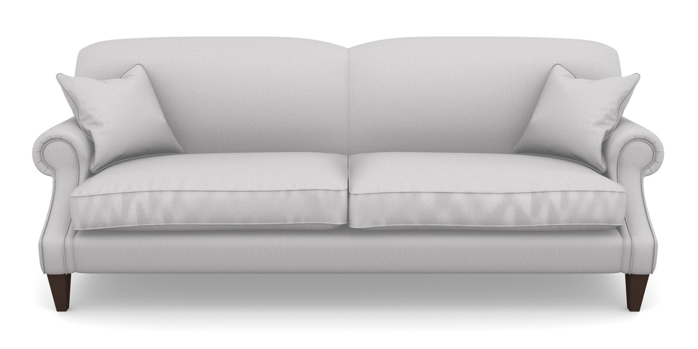 Product photograph of Tangmere 4 Seater Sofa In Plain Linen Cotton - Seal from Sofas and Stuff Limited