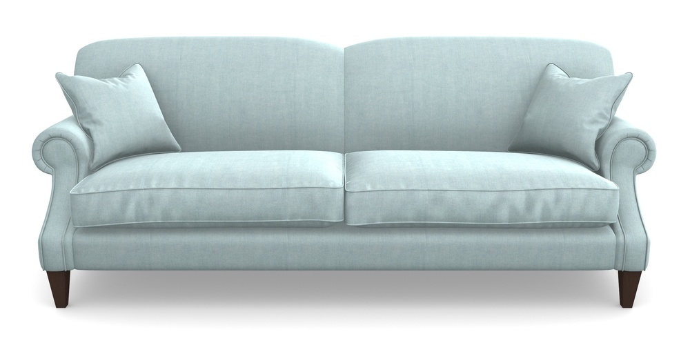 Product photograph of Tangmere 4 Seater Sofa In Super Soft Velvet - Sky from Sofas and Stuff Limited
