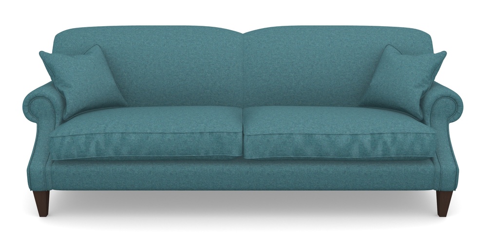 Product photograph of Tangmere 4 Seater Sofa In Soft Wool - Cerulean from Sofas and Stuff Limited