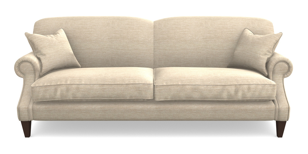 Product photograph of Tangmere 4 Seater Sofa In Textured Velvet - Almond from Sofas and Stuff Limited