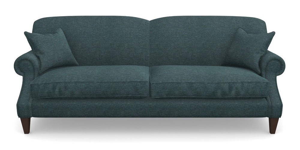 Product photograph of Tangmere 4 Seater Sofa In Textured Velvet - Atlantic from Sofas and Stuff Limited