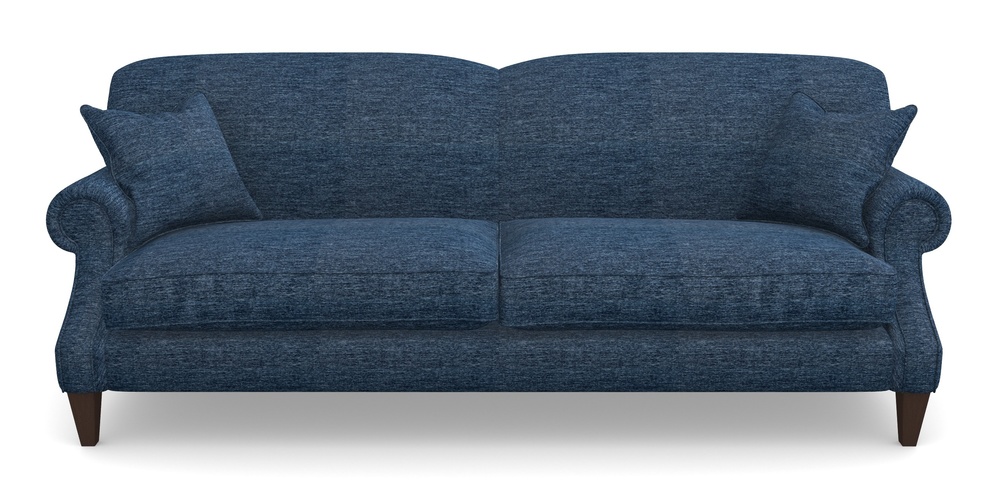 Product photograph of Tangmere 4 Seater Sofa In Textured Velvet - Denim from Sofas and Stuff Limited