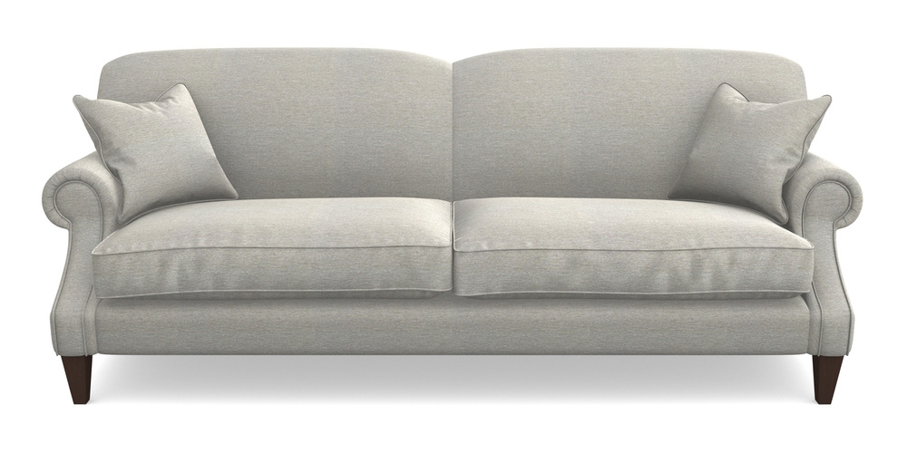 Product photograph of Tangmere 4 Seater Sofa In Textured Velvet - Silver from Sofas and Stuff Limited