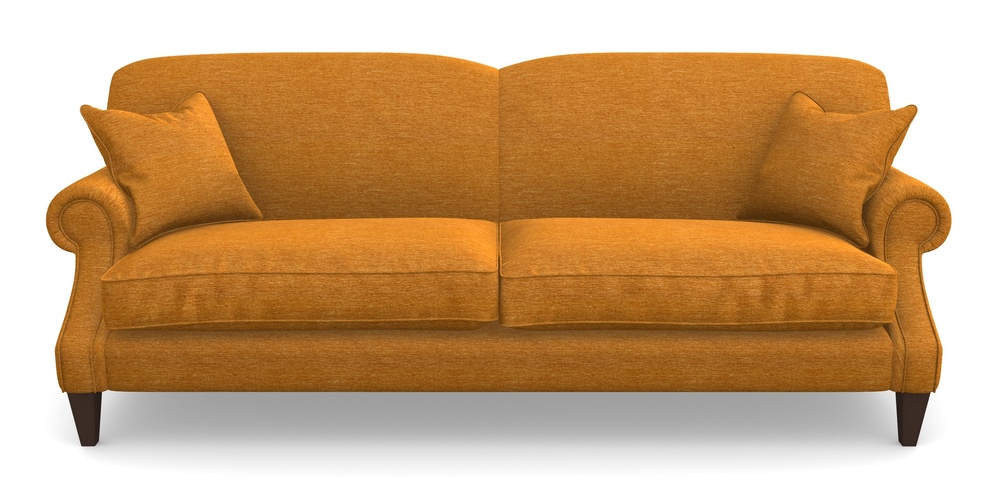 Product photograph of Tangmere 4 Seater Sofa In Textured Velvet - Turmeric from Sofas and Stuff Limited